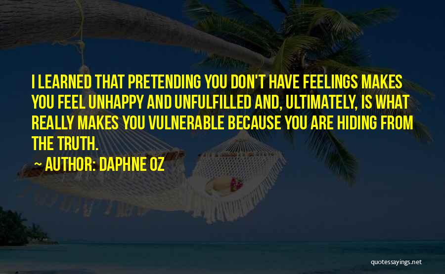 Hiding What You Feel Quotes By Daphne Oz