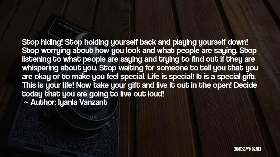 Hiding What You Feel Quotes By Iyanla Vanzant