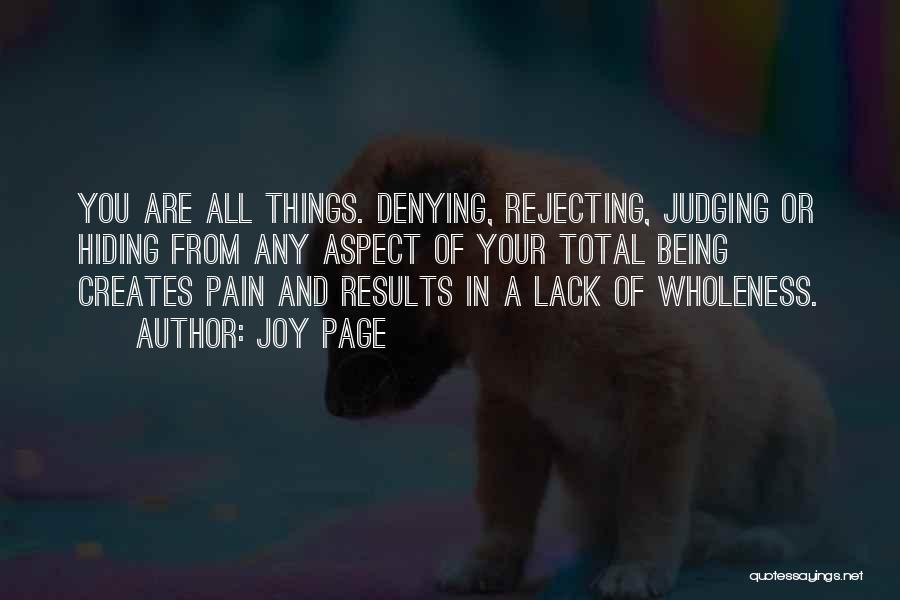 Hiding Your Pain Quotes By Joy Page