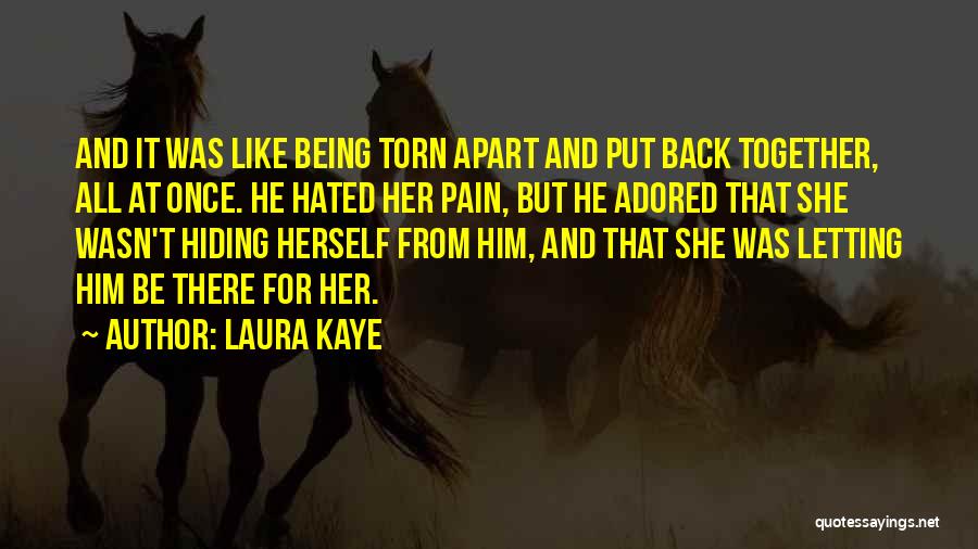 Hiding Your Pain Quotes By Laura Kaye