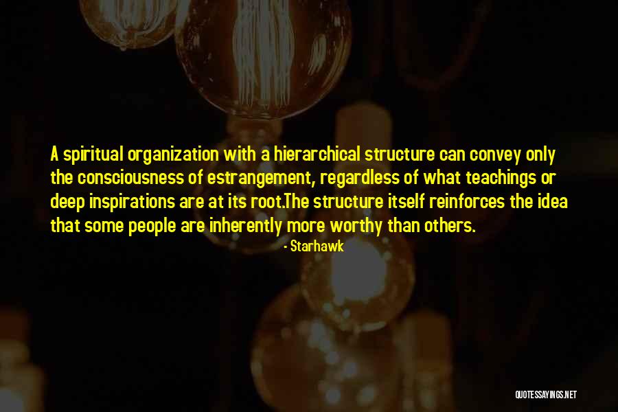 Hierarchical Organization Quotes By Starhawk Hierarchical Organization Quotes By Starhawk