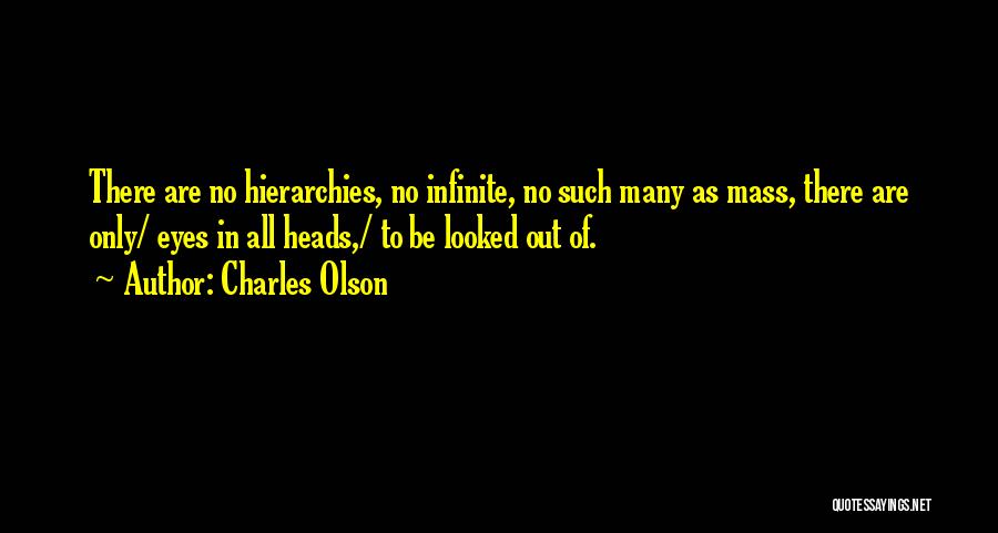 Hierarchies Quotes By Charles Olson