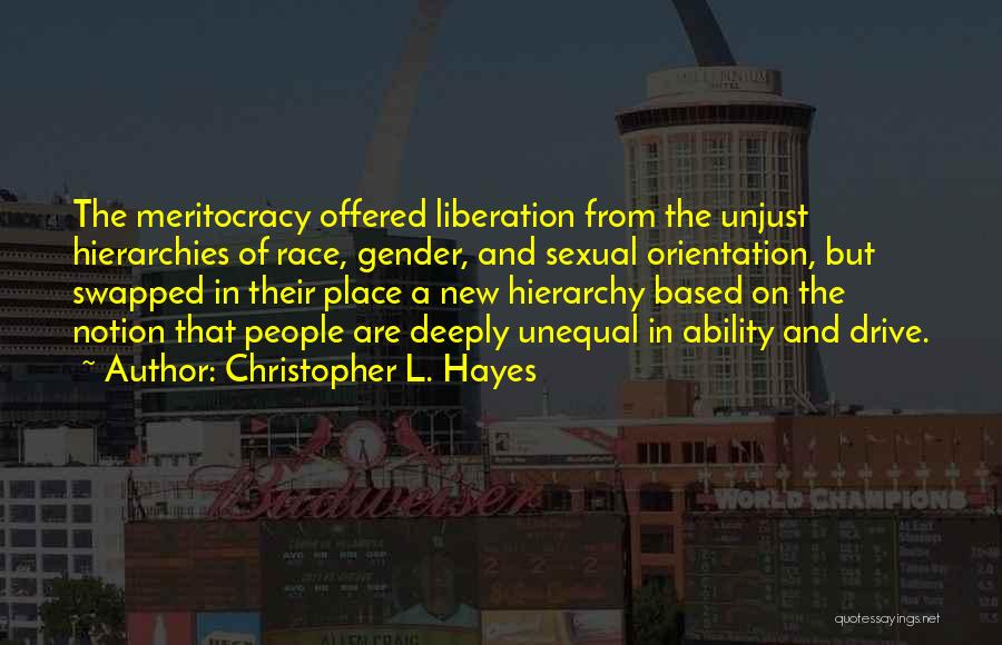 Hierarchies Quotes By Christopher L. Hayes