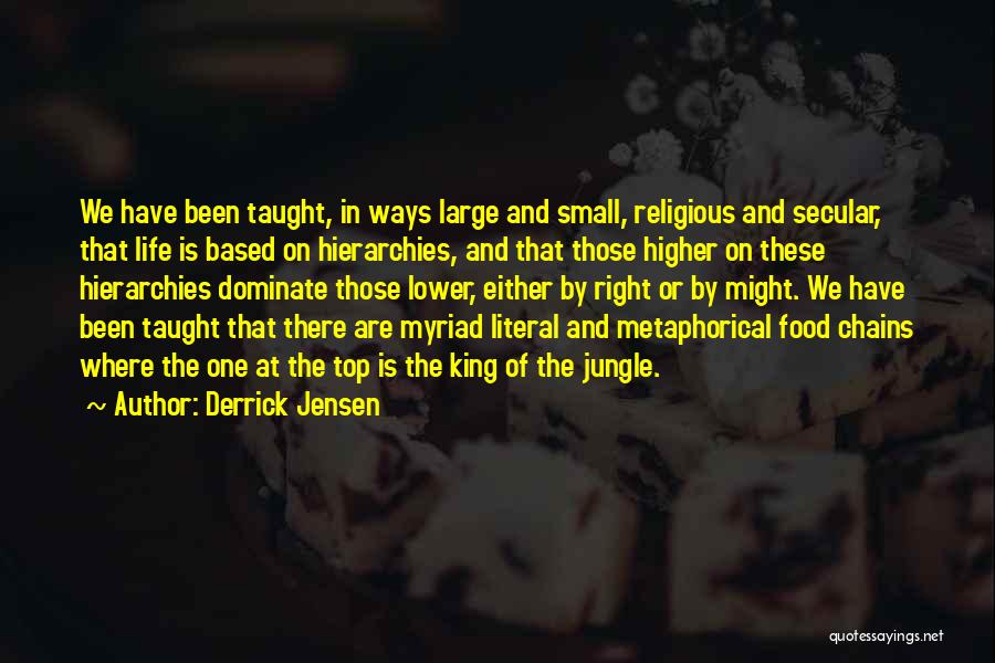 Hierarchies Quotes By Derrick Jensen