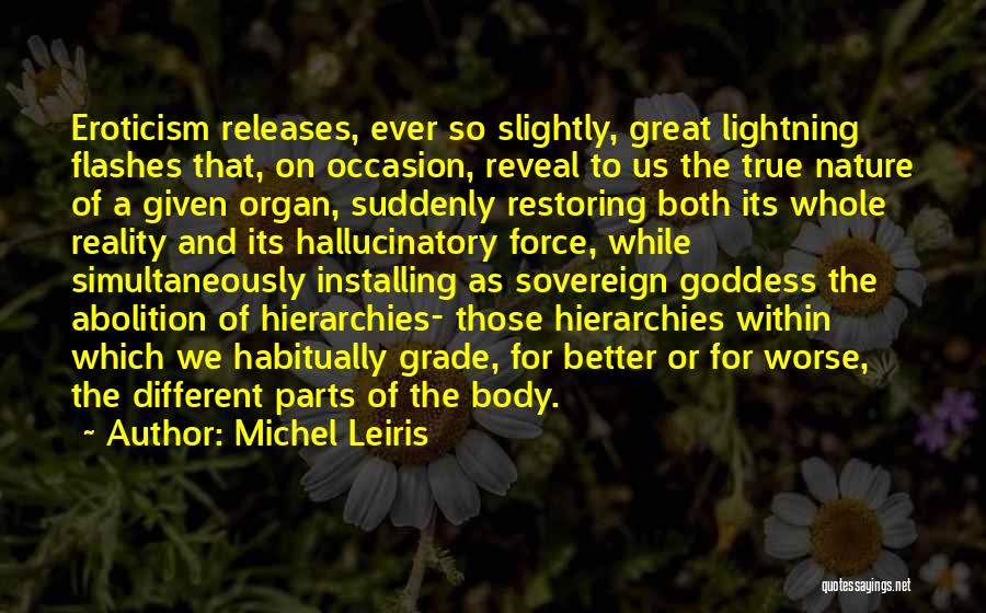 Hierarchies Quotes By Michel Leiris