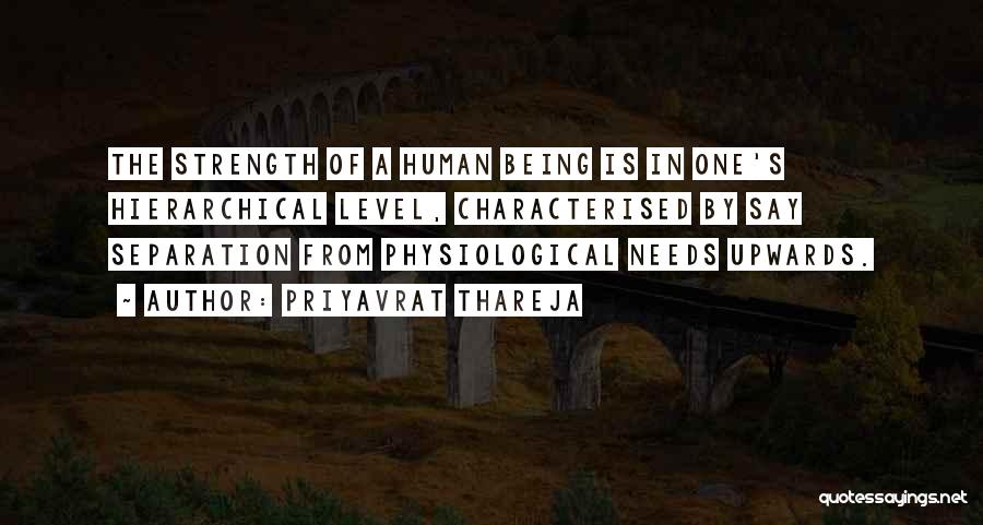 Hierarchy Of Human Needs Quotes By Priyavrat Thareja