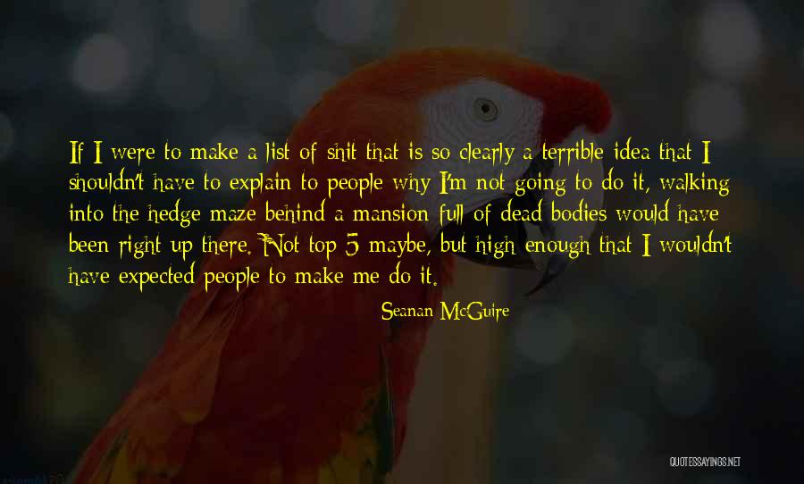 High 5 Quotes By Seanan McGuire