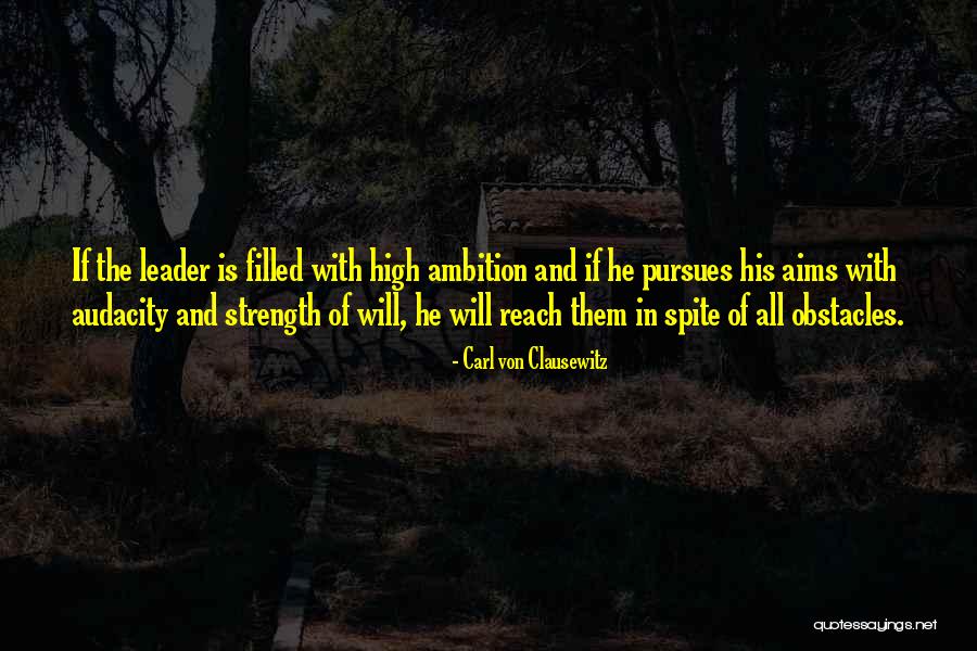 High Aims Quotes By Carl Von Clausewitz High Aims Quotes By Carl Von Clausewitz