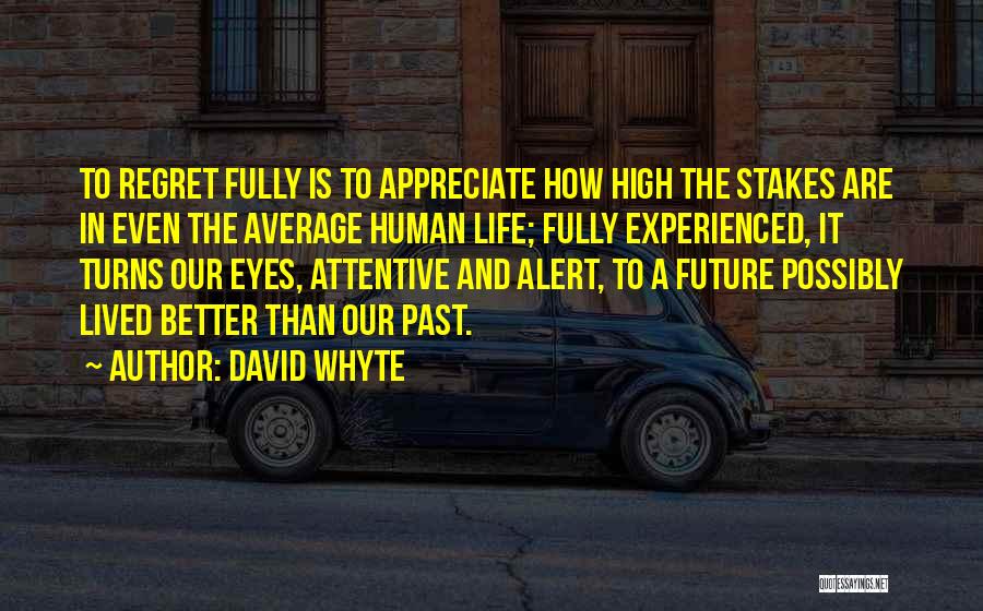 High Alert Quotes By David Whyte