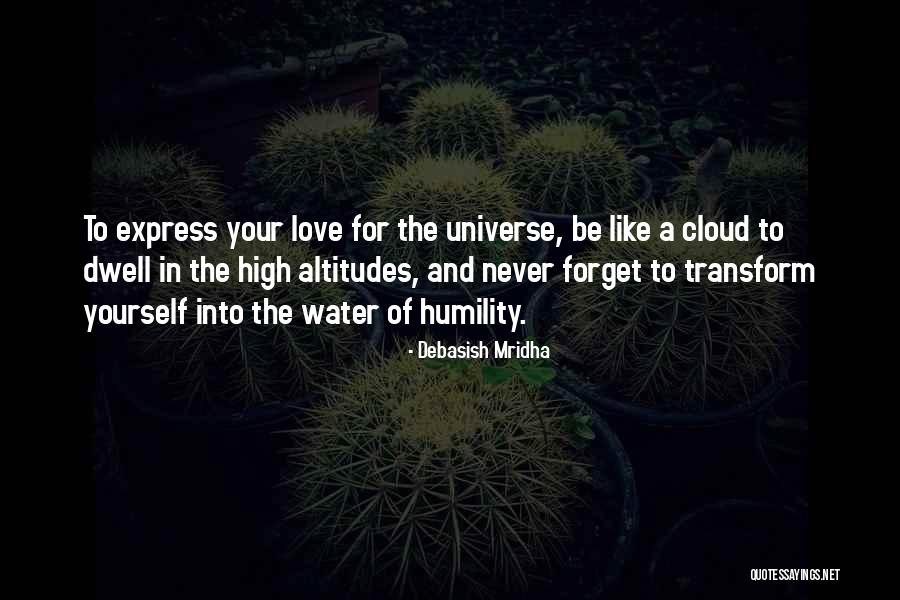 High Altitudes Quotes By Debasish Mridha