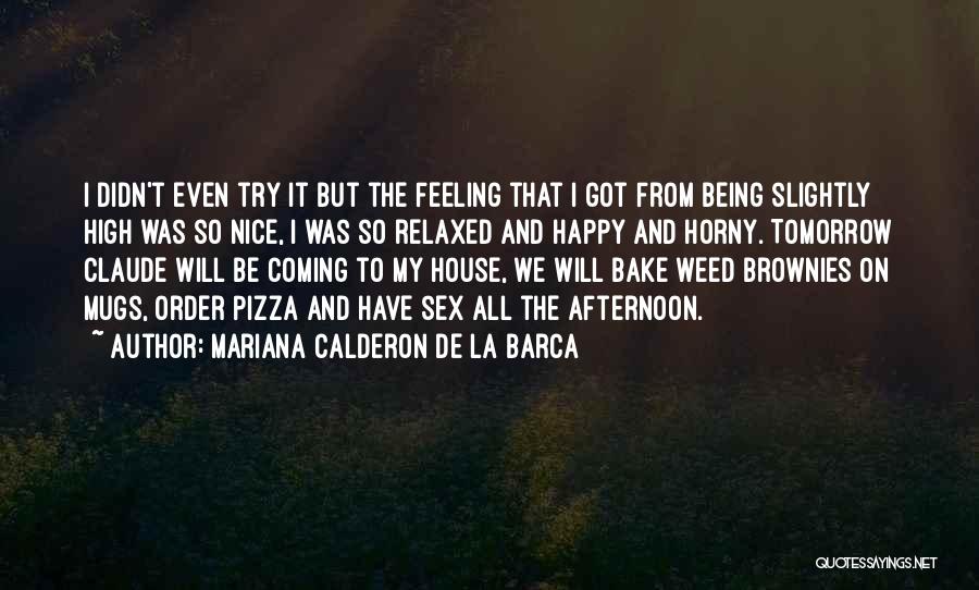 High And Happy Quotes By Mariana Calderon De La Barca