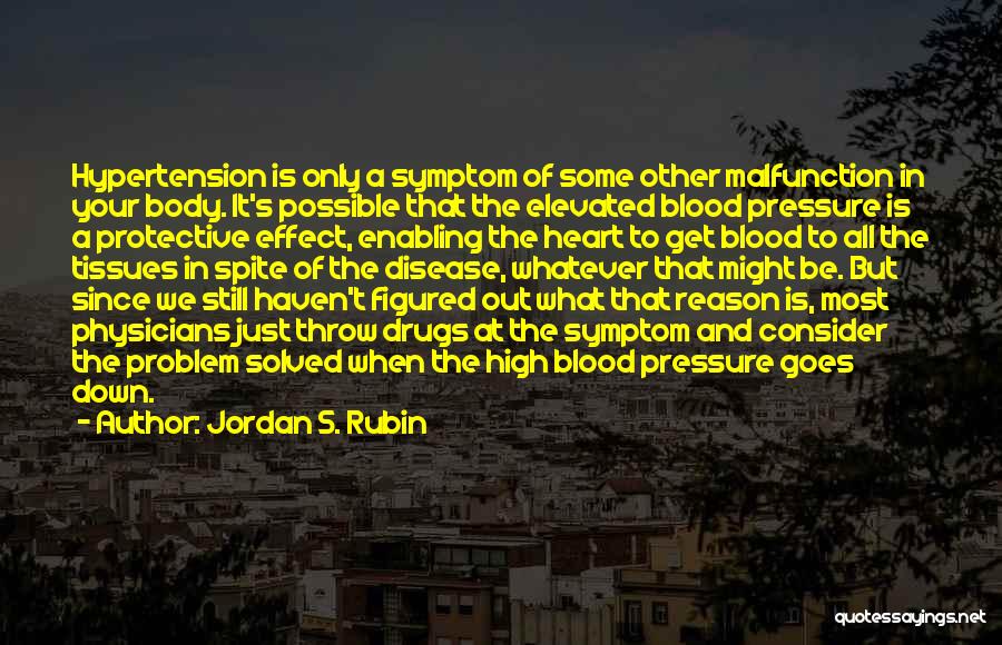 High Blood Pressure Quotes By Jordan S. Rubin