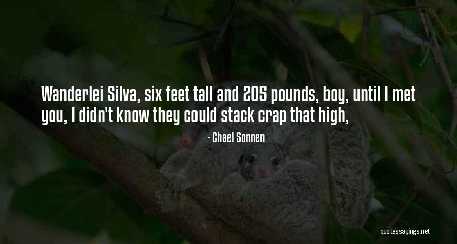 High Boy Quotes By Chael Sonnen High Boy Quotes By Chael Sonnen