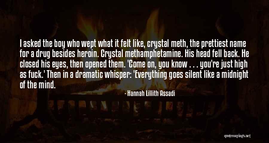 High Boy Quotes By Hannah Lillith Assadi High Boy Quotes By Hannah Lillith Assadi