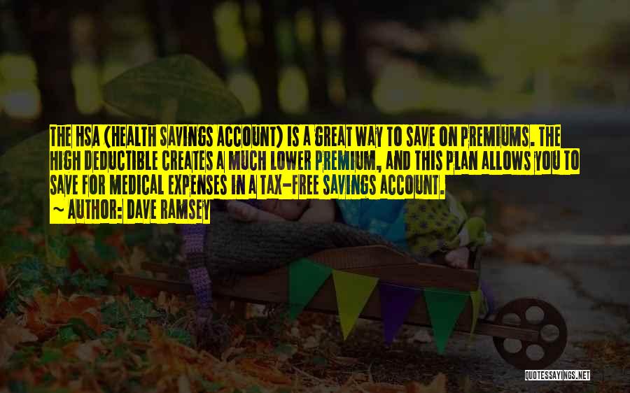 High Deductible Health Plan Quotes By Dave Ramsey