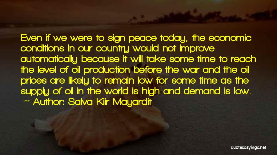 High Demand Quotes By Salva Kiir Mayardit