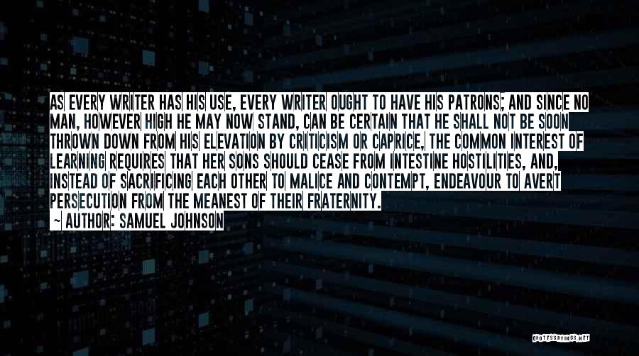 High Elevation Quotes By Samuel Johnson