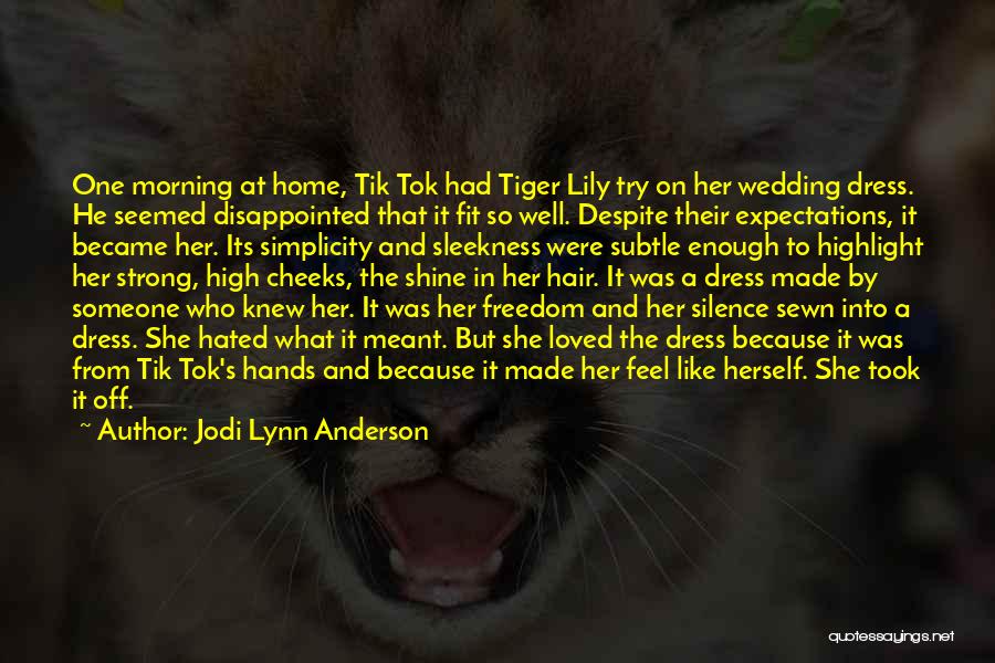 High Expectations For Yourself Quotes By Jodi Lynn Anderson