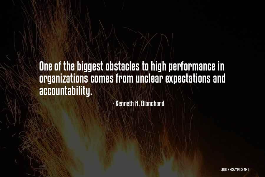 High Expectations Of Others Quotes By Kenneth H. Blanchard