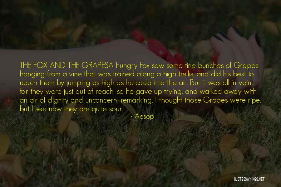 High Fox Quotes By Aesop High Fox Quotes By Aesop