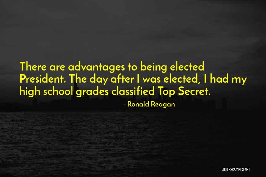 High Grades Quotes By Ronald Reagan High Grades Quotes By Ronald Reagan