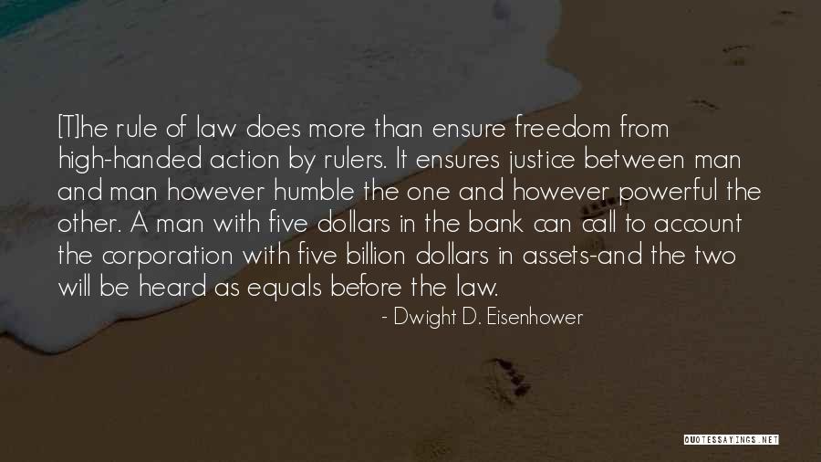 High Handed Quotes By Dwight D. Eisenhower High Handed Quotes By Dwight D. Eisenhower