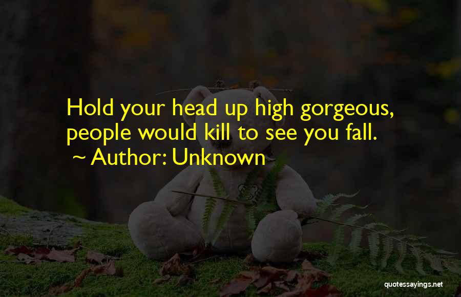 High Head Quotes By Unknown