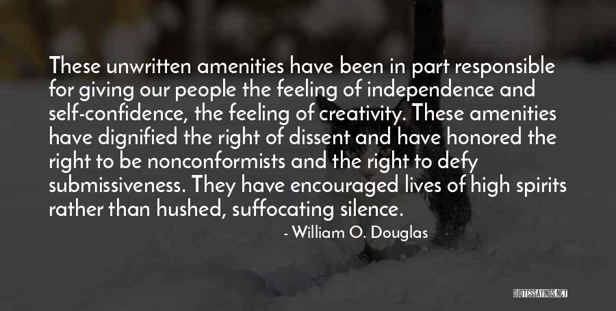 High In Spirits Quotes By William O. Douglas High In Spirits Quotes By William O. Douglas
