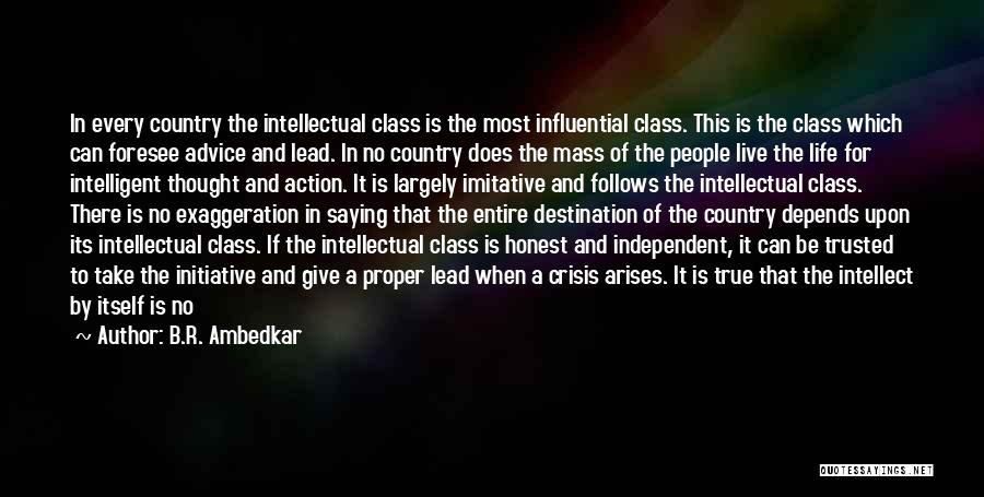 High Intellect Quotes By B.R. Ambedkar