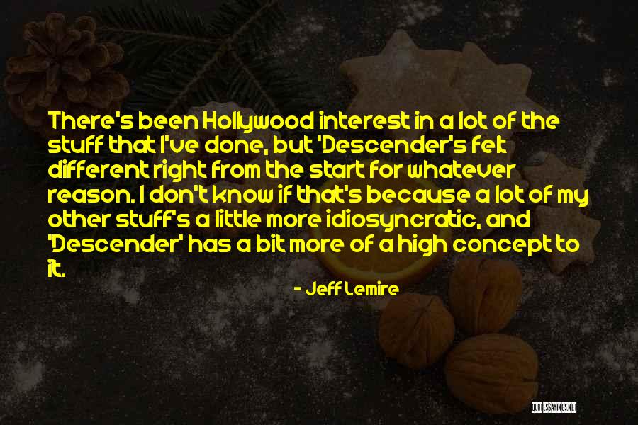 High Interest Quotes By Jeff Lemire High Interest Quotes By Jeff Lemire