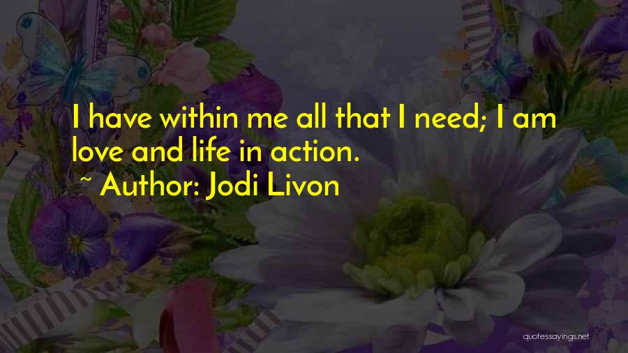 High Level Sarcasm Quotes By Jodi Livon