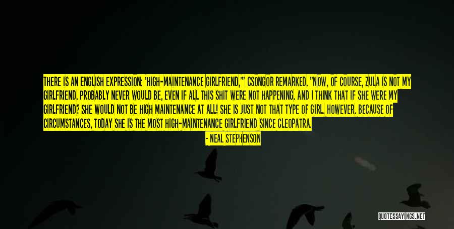 High Maintenance Quotes By Neal Stephenson