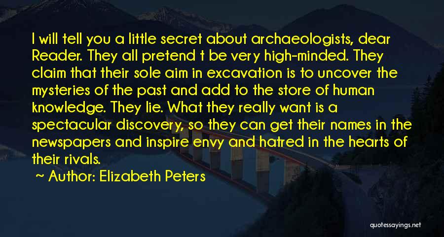 High Minded Quotes By Elizabeth Peters
