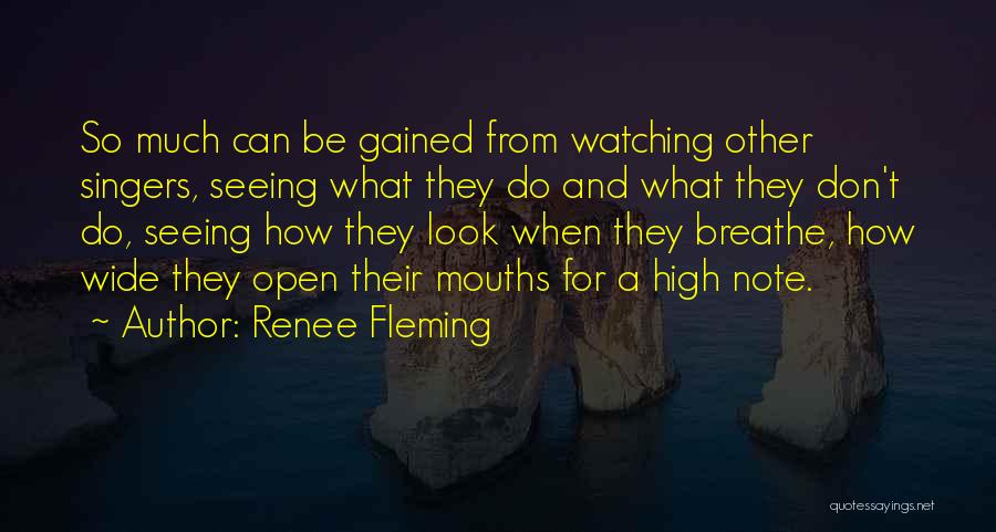 High Note Quotes By Renee Fleming