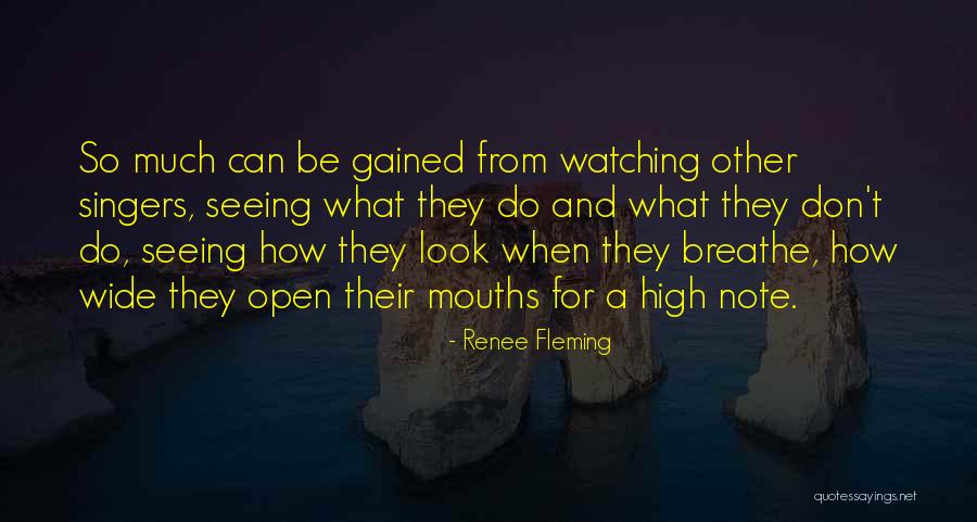 High Note Quotes By Renee Fleming