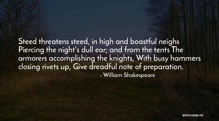 High Note Quotes By William Shakespeare