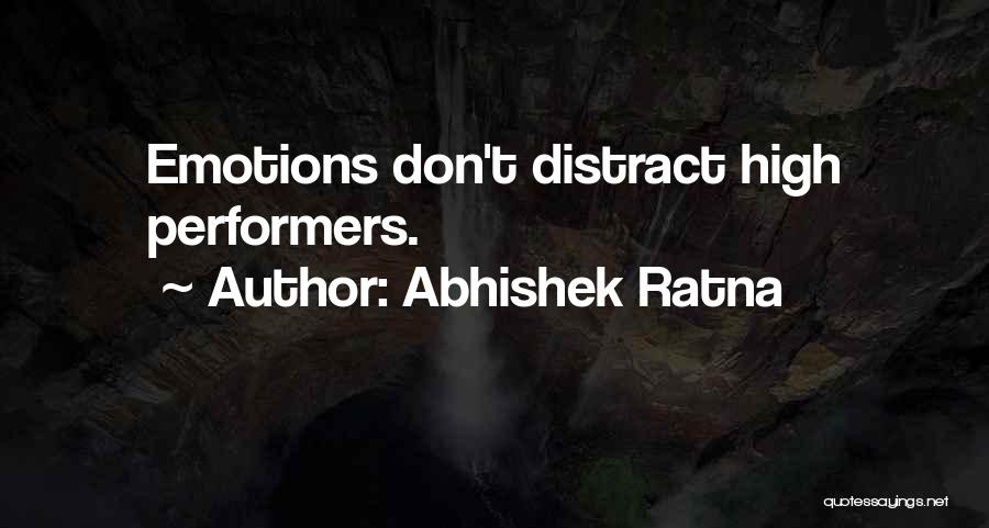 High Performance Business Quotes By Abhishek Ratna
