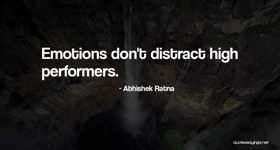 High Performance Business Quotes By Abhishek Ratna