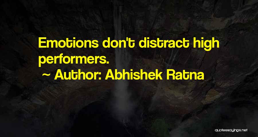 High Performance Quotes By Abhishek Ratna
