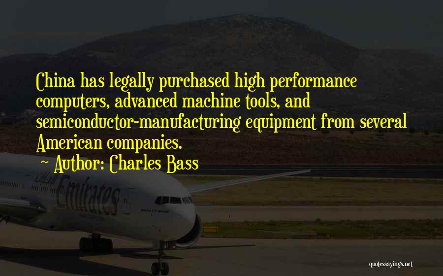 High Performance Quotes By Charles Bass