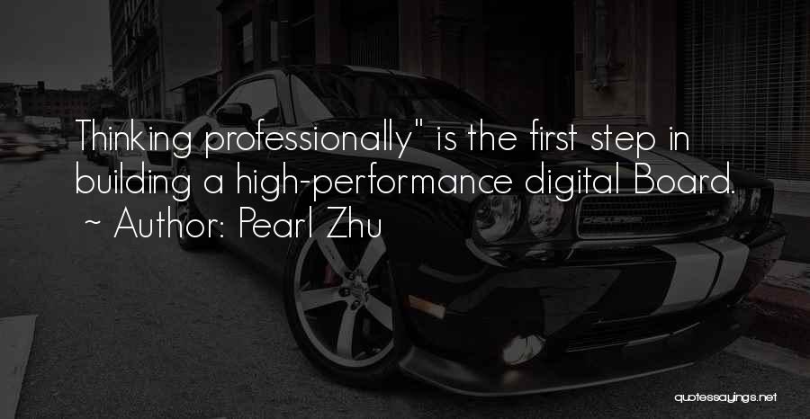 High Performance Quotes By Pearl Zhu