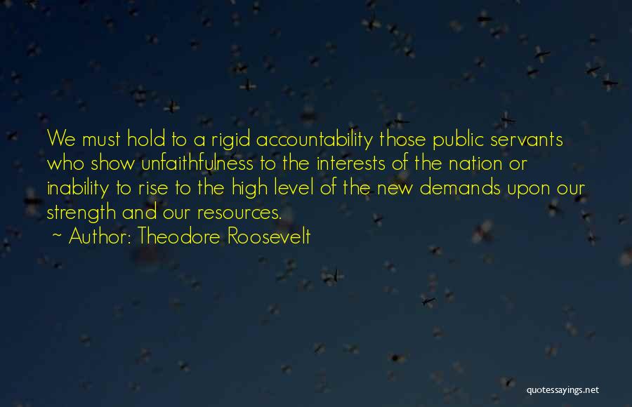 High Rise Quotes By Theodore Roosevelt