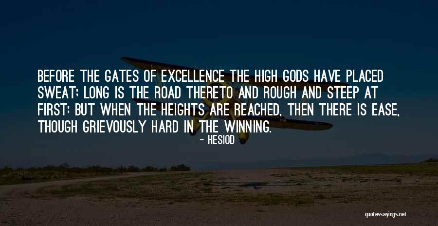 High Road Quotes By Hesiod