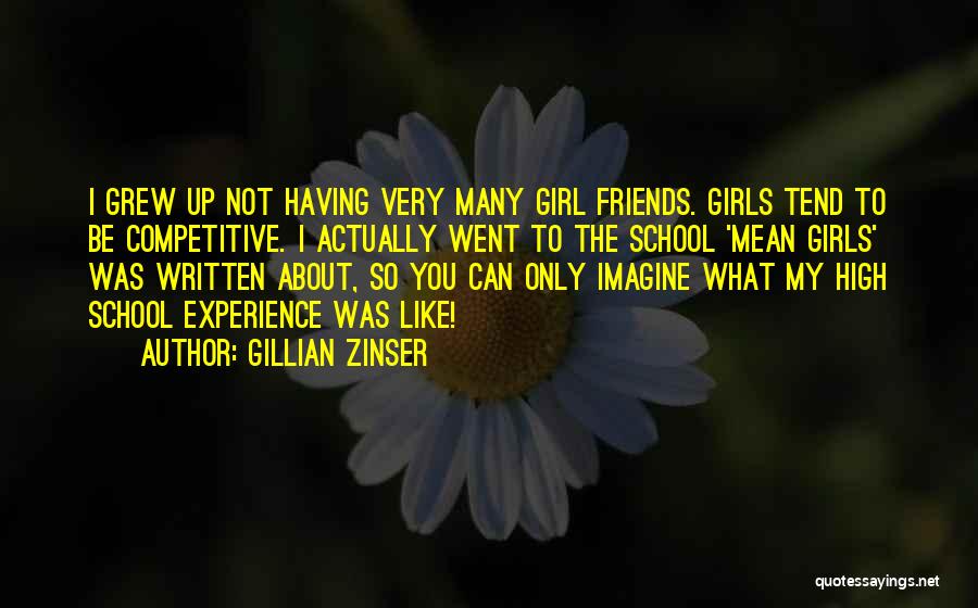 High School Experience Quotes By Gillian Zinser