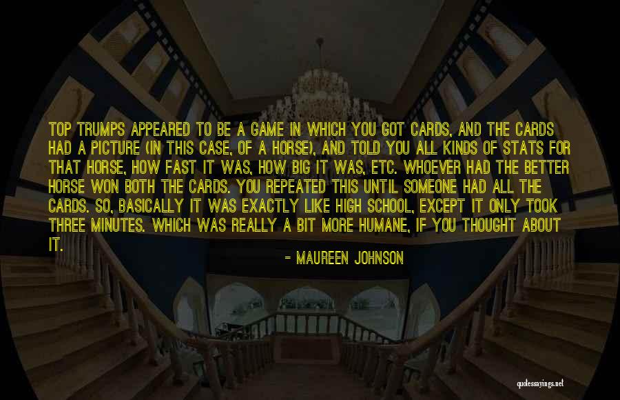 High School Going By Fast Quotes By Maureen Johnson High School Going By Fast Quotes By Maureen Johnson