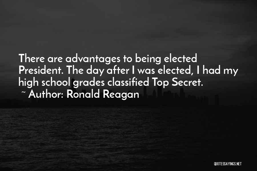 High School Grades Quotes By Ronald Reagan