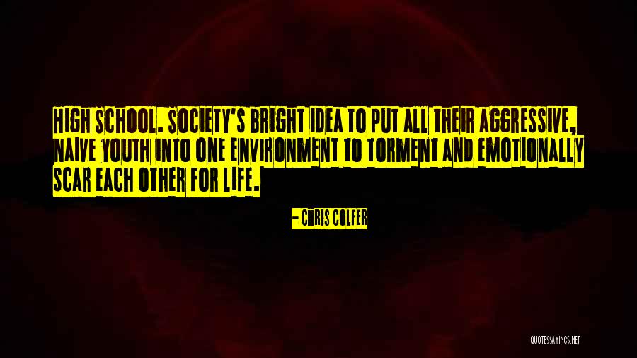 High School Humor Quotes By Chris Colfer High School Humor Quotes By Chris Colfer