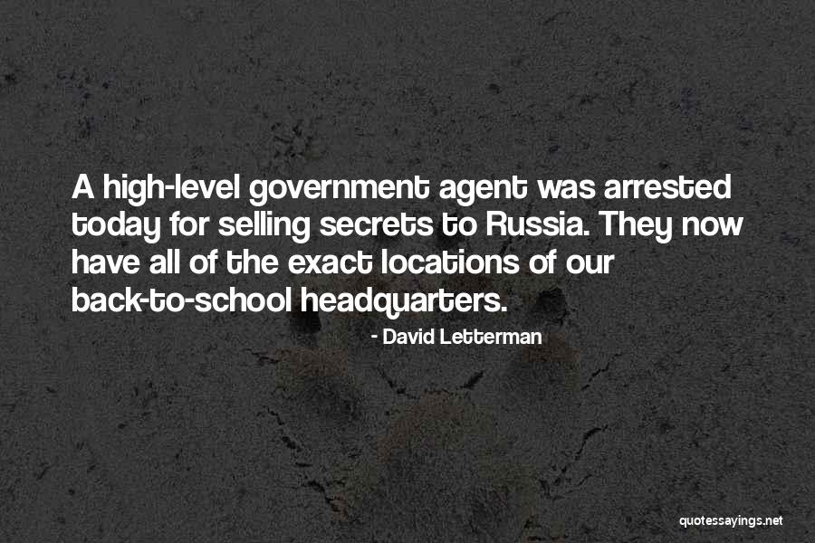 High School Humor Quotes By David Letterman High School Humor Quotes By David Letterman