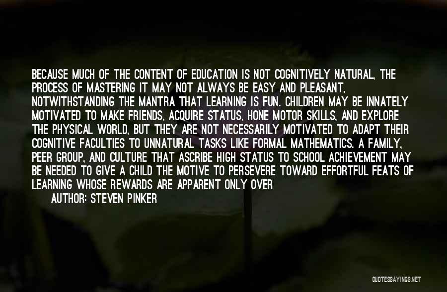 High School Is Fun Quotes By Steven Pinker High School Is Fun Quotes By Steven Pinker