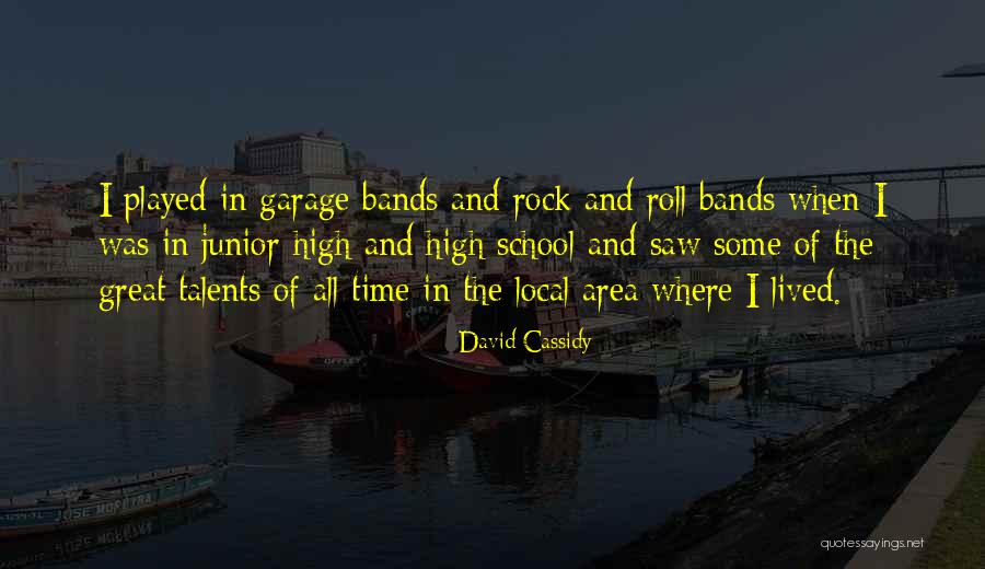 High School Junior Quotes By David Cassidy High School Junior Quotes By David Cassidy